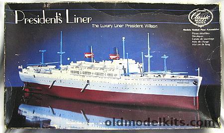 Lindberg 1/547 President Ocean Liner - President Wilson, 712 plastic model kit
